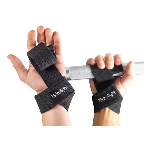 2 Tala Strap 100% Algodão Academia Musculação - hidrolight