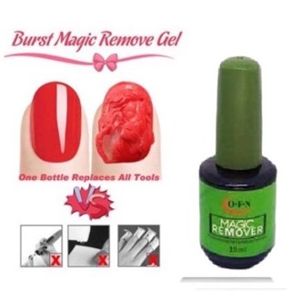 Magic remover O.F.N 15ml removedor de esmalte em gel acrigel em Oferta na Shopee
