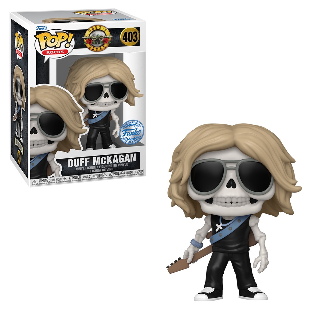 FUNKO POP ROCKS GUNS ROSES DUFF MCKAGAN  *EX* 403 NOVO ORIGINAL em Oferta na Shopee
