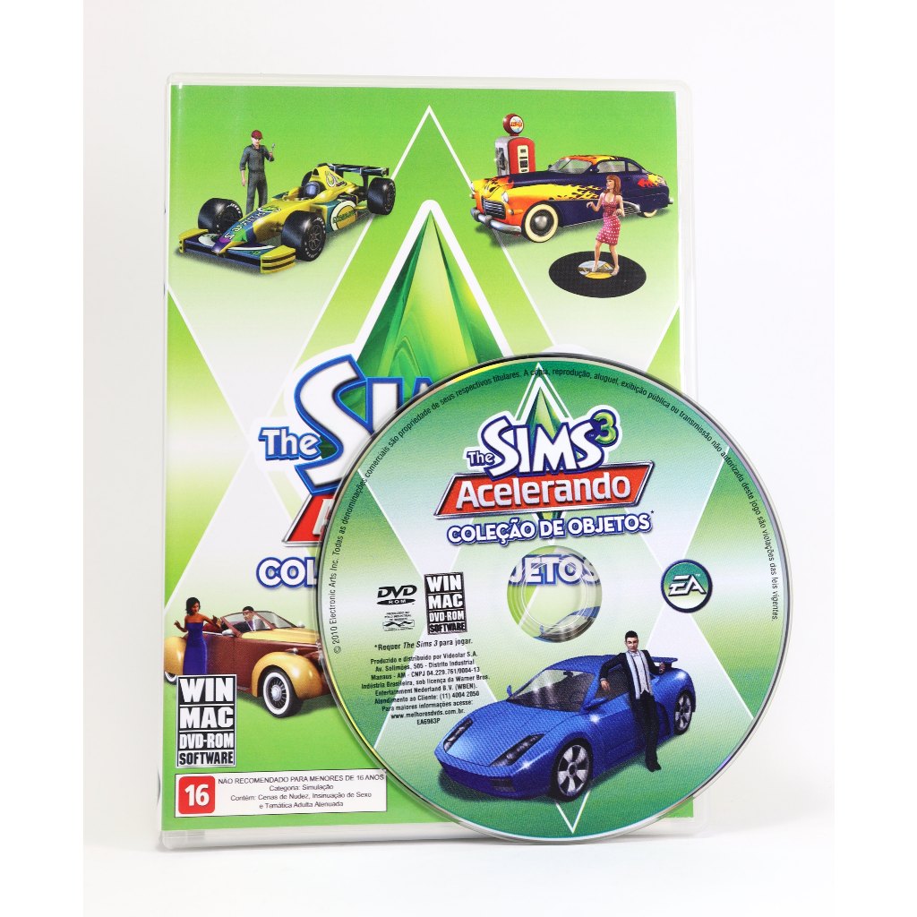 DVD The Sims 3 Acelerando Coleção De Objetos / Para O Jogo The Sims 3 Computador PC