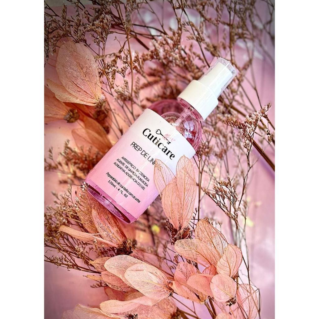 PREP de Unhas CUTICARE - Remove resíduos de oleosidade e impurezas preparador para esmaltacao e produtos de manicure