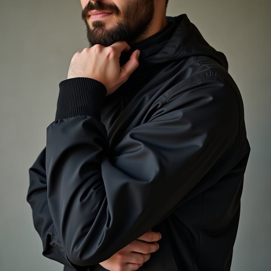 Jaqueta Agasalho corta vento masculino de frio forrado com punho touca capuz