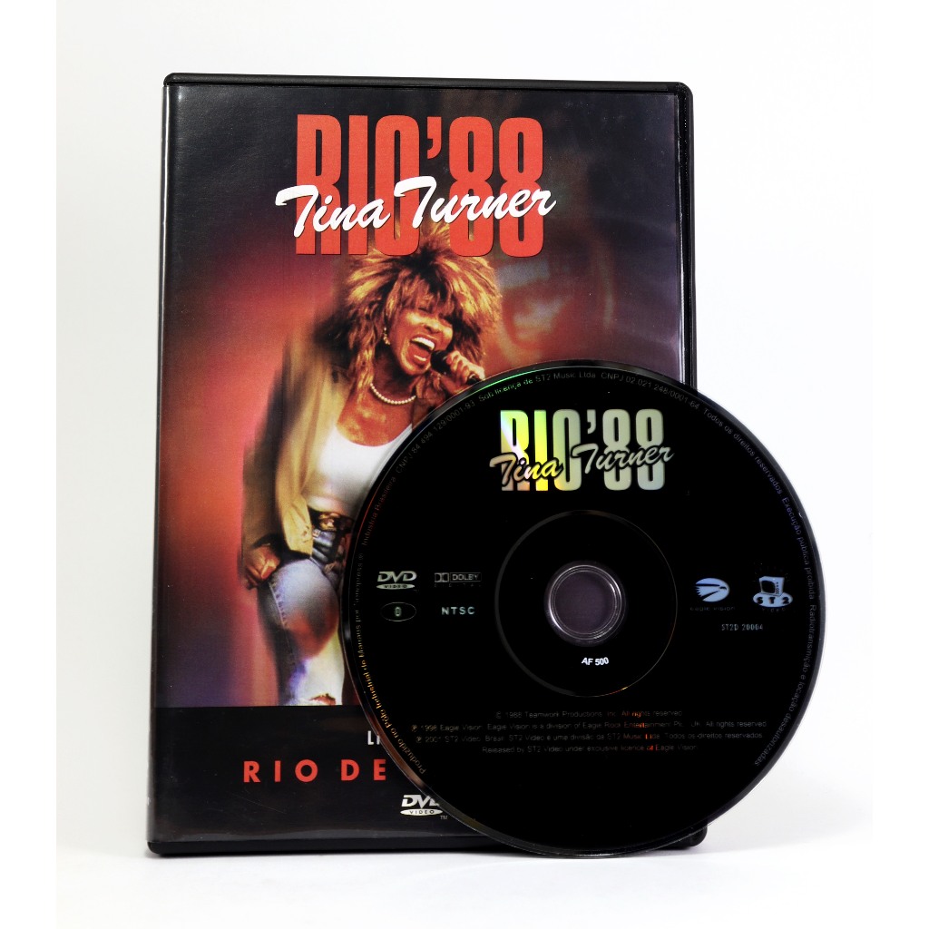 DVD Tina Turner Rio 88 Live In Concert Rio De Janeiro