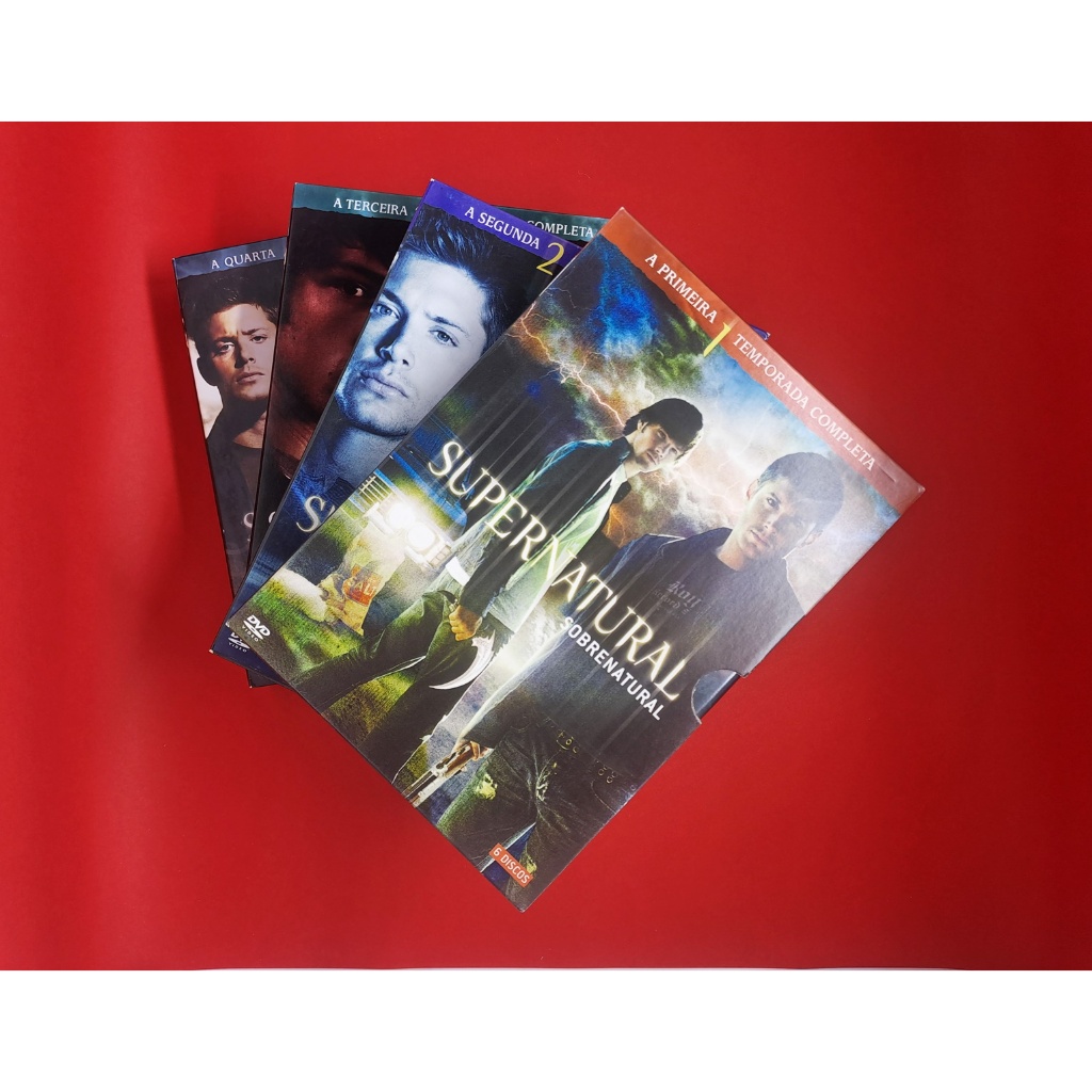 KIT BOX DVD | Supernatural (1ª a 4ª Temporada)