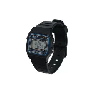 Relógio Retro Digital De Pulso Marca Aqua Aq 81 Barato em Oferta na Shopee
