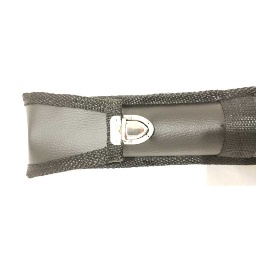 Case tubular couro sintético para taco bipartido 1/2 bilhar sinuca