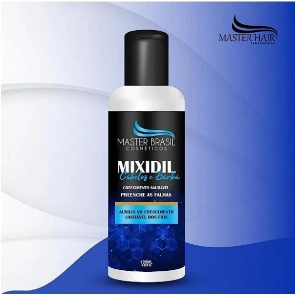 Mixidil Crescimento Masculino Cabelo Barba Sobrancelha Cabelo 120ml