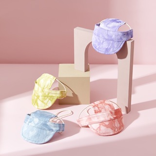 Chapéu Protecção solar colorida Ajustável Para Cachorro Gatos Ou Outros Pets em Oferta na Shopee