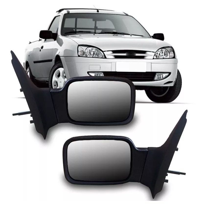 Retrovisor Externo Courier 97 A 12 Lado Esquerdo C/ Controle