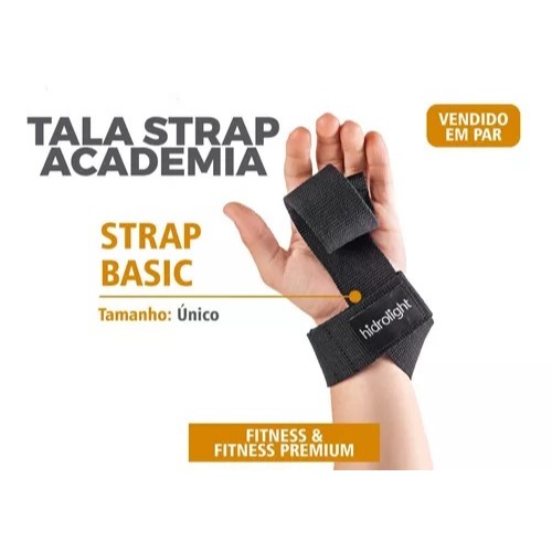 Par Strap Basic - Fita Luva Munhequeira Crosstraining Treino