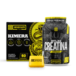 Kit Kimera Thermo + Atlas Creatina 60 Caps + Porta Cápsula - Iridium Labs