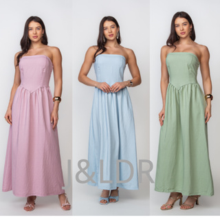 VESTIDO LONGO TOMARA QUE CAIA  cod:2012 em Oferta na Shopee