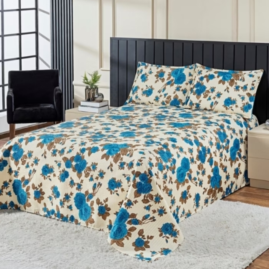 COBRE LEITO SLIM CASAL BOX AVULSO (ESTAMPAS VARIADAS)