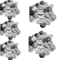 100 Fichas Para Máquina Vending Machine Bolinha Pula Pula