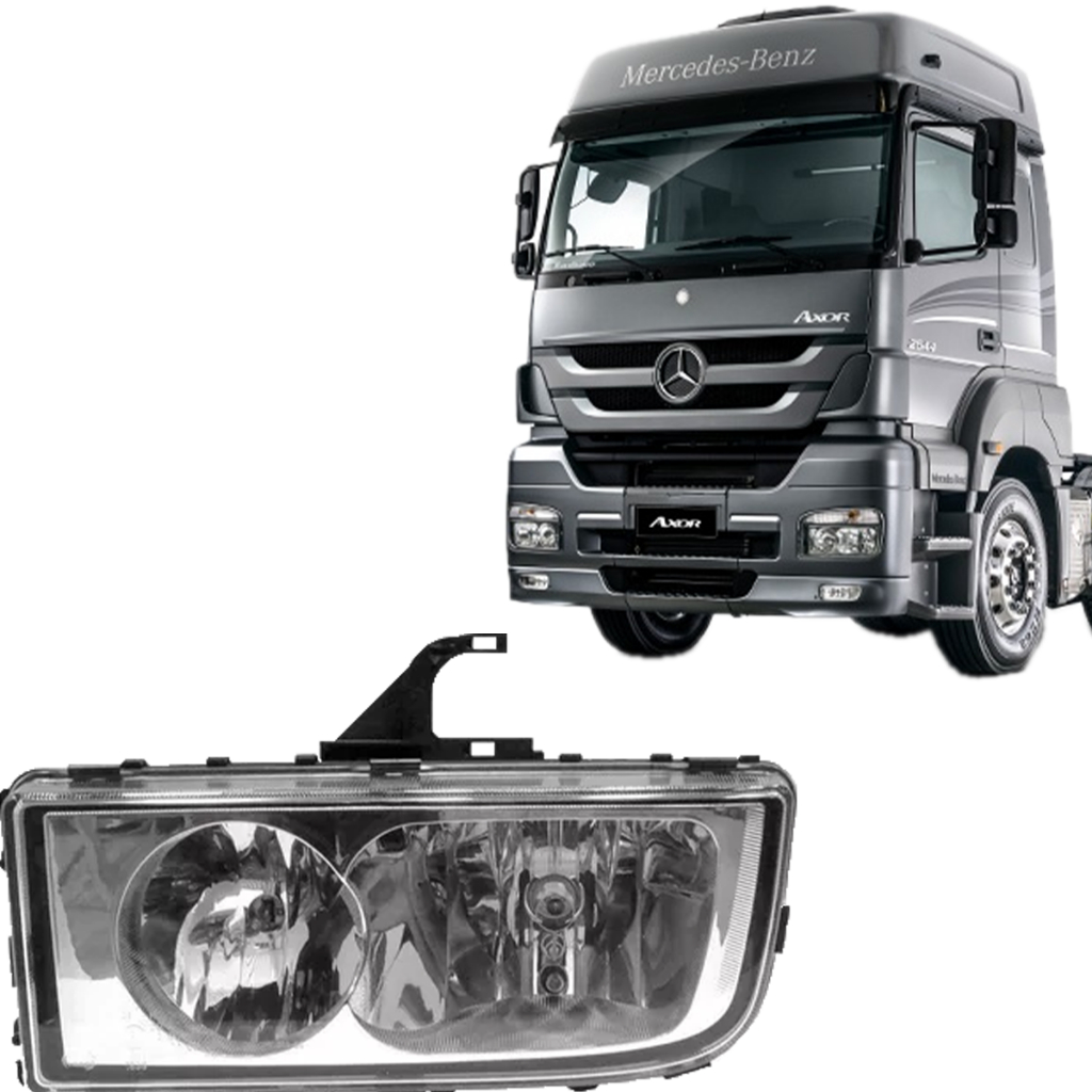 Farol Mercedes Benz Axor De 2005 A 2020 em Oferta na Shopee