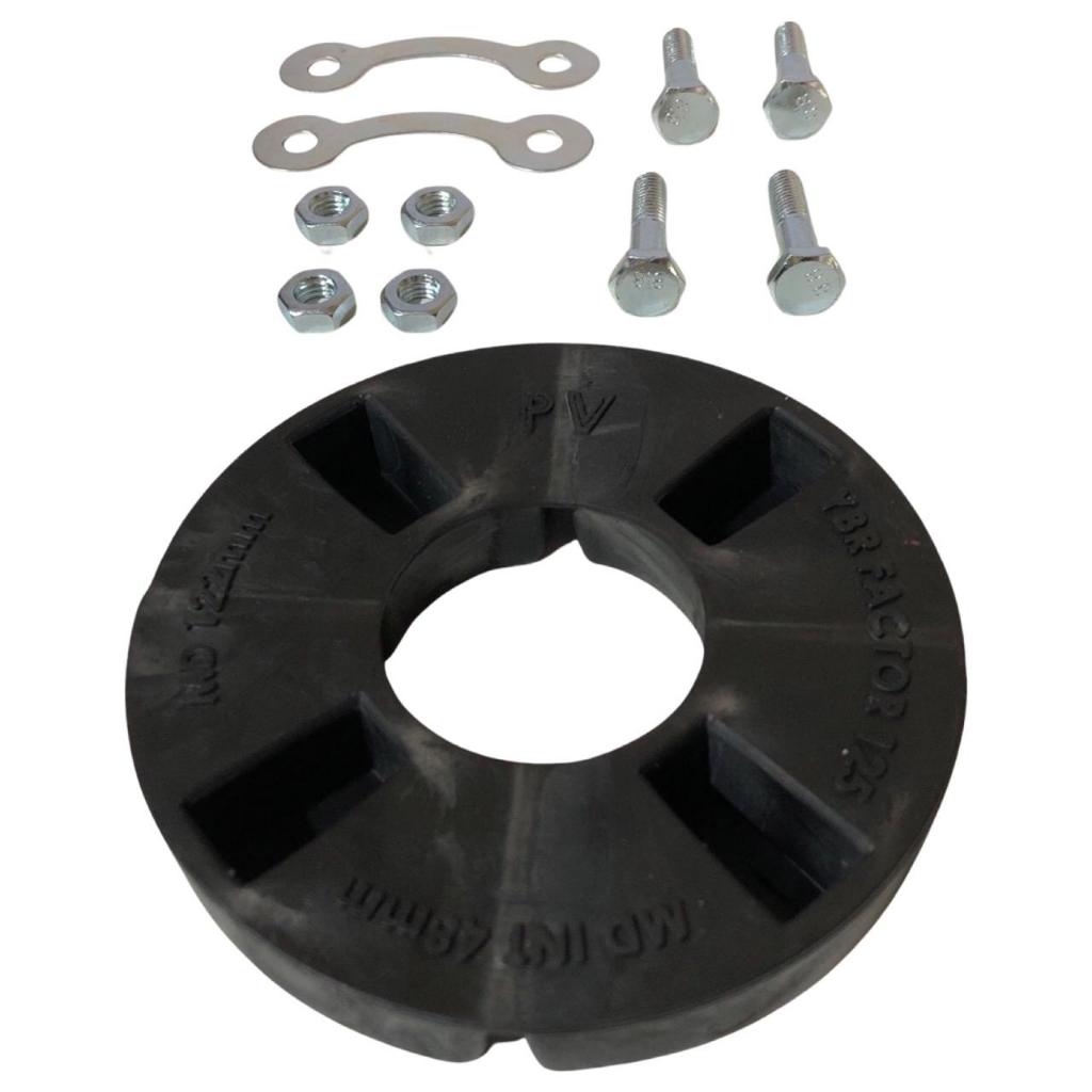 Kit Prisioneiro + Coxim Coroa Ybr/Factor/Fazer 125/150