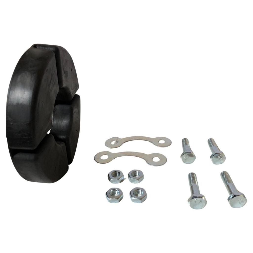 Coxim Coroa + Kit Prisioneiro trava Coroa Ybr 125/Factor 125/150/Fazer 150
