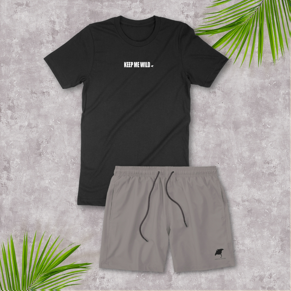 Conjunto Masculino Plus Size Camiseta 100% Algodão e Short Masculino Academia Praia Casual