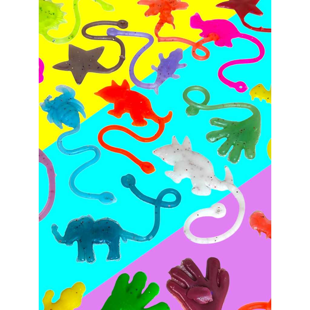 Kit 10 Geleca Gruda Pega Tazo Sortido Colorido Para Festa Infantil Lembrancinha Aniversario Prenda em Oferta na Shopee