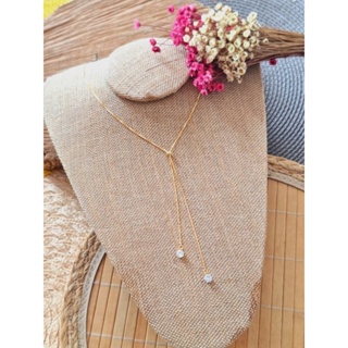 Corrente Colar Gravatinha Folheado a Ouro com Pingente Ponto de Luz em Oferta na Shopee