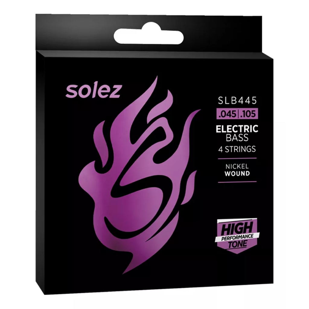 Encordoamento Para Contrabaixo Solez Slb445 4 Cordas 045 - Hobbies & Collections
