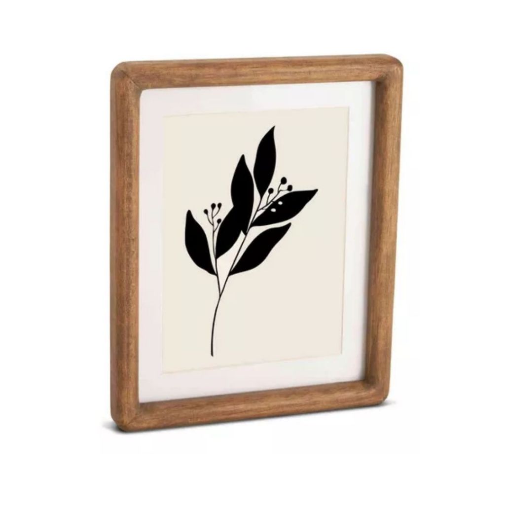 Porta-retratos Moldura Mart Madeira Natural Foto 15x20 Decoração em Oferta na Shopee