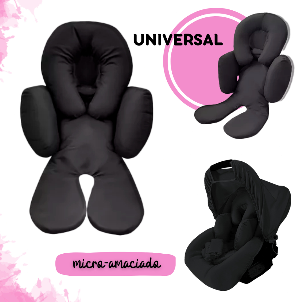 Apoio Redutor Anatômico Almofada para Bebê Conforto Bruna Baby - Conforto Máximo