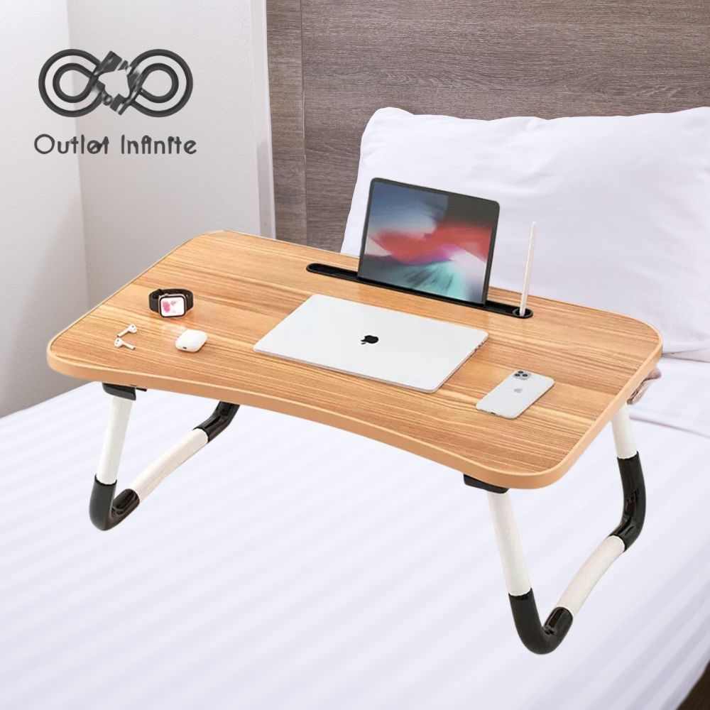Mesa Dobrável Portátil para Notebook Home Office Apoio Cama Sofá Portátil