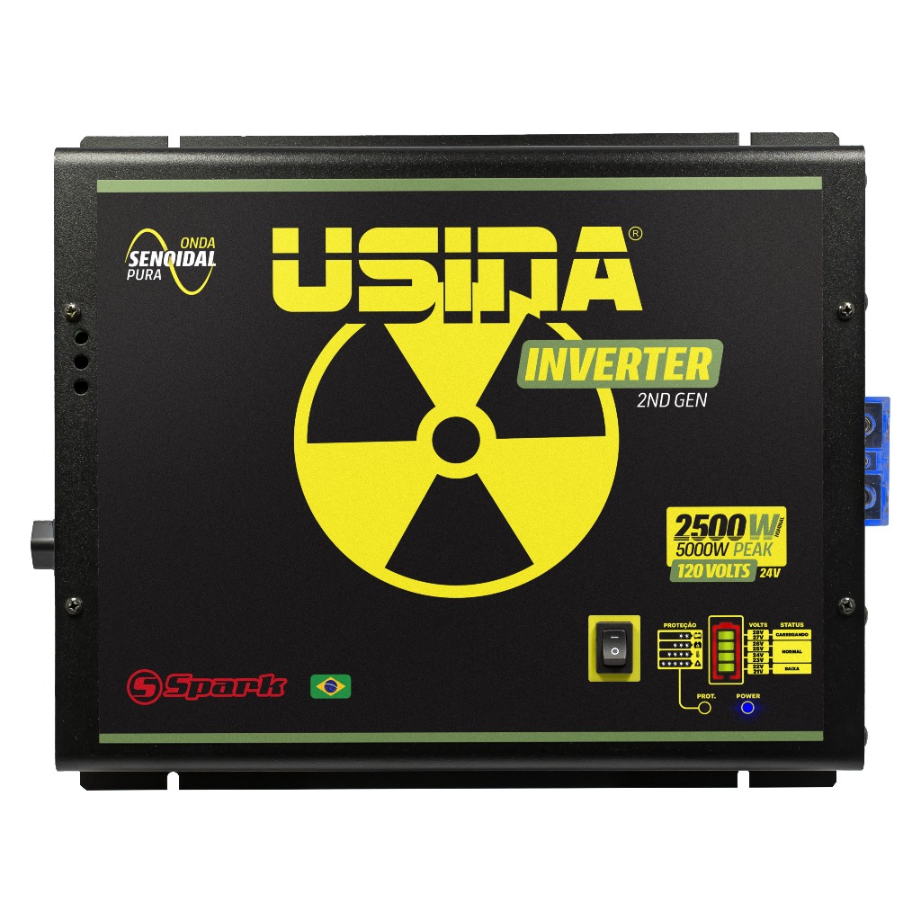 Inversor Usina Onda Senoidal Pura 2500w 24v 120v 5000w Pico em Oferta na Shopee