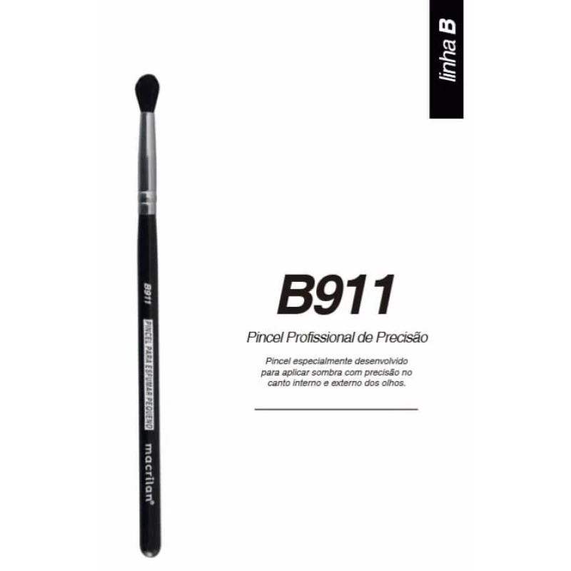 Pincel Para Esfumar Pequeno Linha B - Macrilan - B911