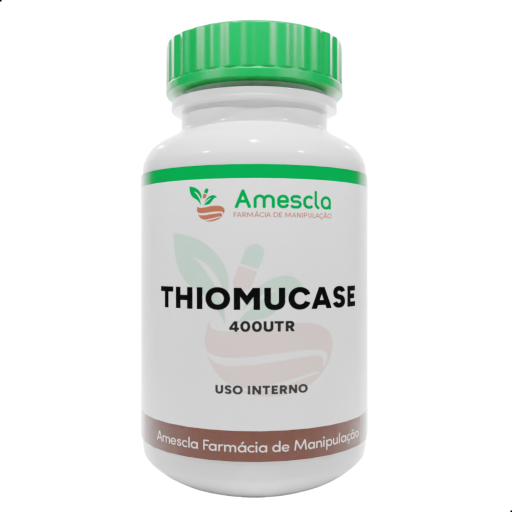 Thiomucase 400utr Com 60 ou 120 Cápsulas em Oferta na Shopee