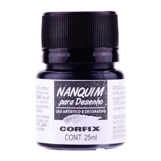 Nanquim Corfix 25 ml Preto