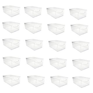 20 Caixas Cesta Organizadora Multiuso Acrílico Organização Decoração Enfeite em Oferta na Shopee