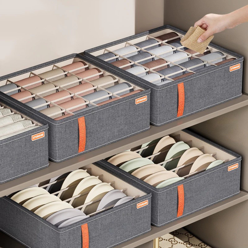 Caixa Organizadora de Roupas Intimas Organizador de Guarda-Roupas Multiuso em Oferta na Shopee