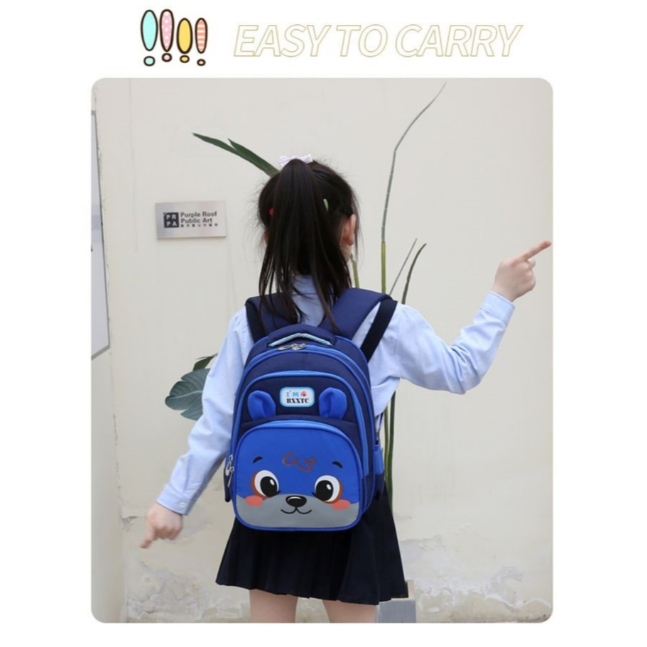 Mochila infantil bonitinha pré escola 3 zipers em Oferta na Shopee