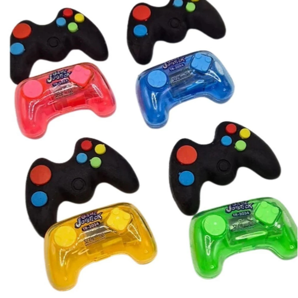 Kit borracha e Apontador de Controle Game Joystic