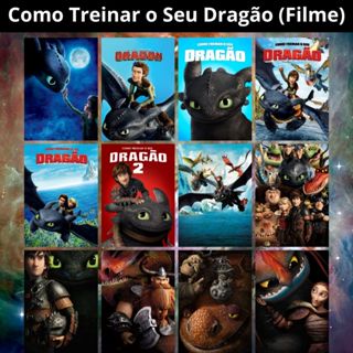 Placa Decorativa MDF (14x20cm ou 20x28cm) Como Treinar o Seu Dragão (Filme) - Quadro Parede & Decoração em Oferta na Shopee