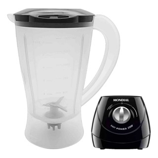 Copo Mondial Easy Power l 550 w ( Tampa Preta) Translucido em Oferta na Shopee