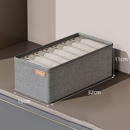 Caixa Organizadora para Roupas Íntimas e Meias Praticidade e Economia de Espaço para Guarda-Roupas