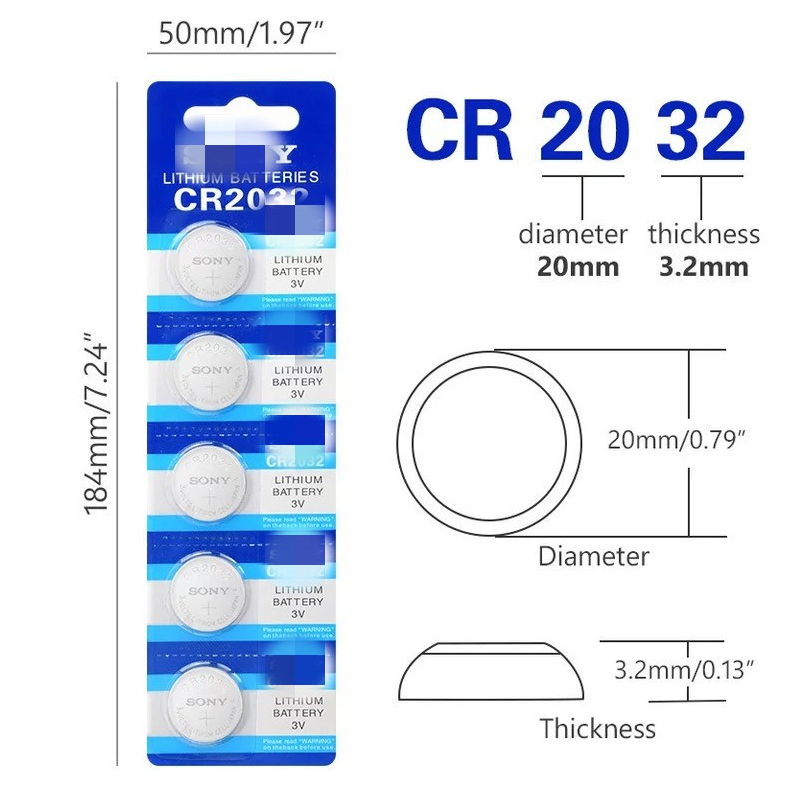 Kit 5 Baterias Pilha Botão Moeda CR2032 1 Cartela em Oferta na Shopee