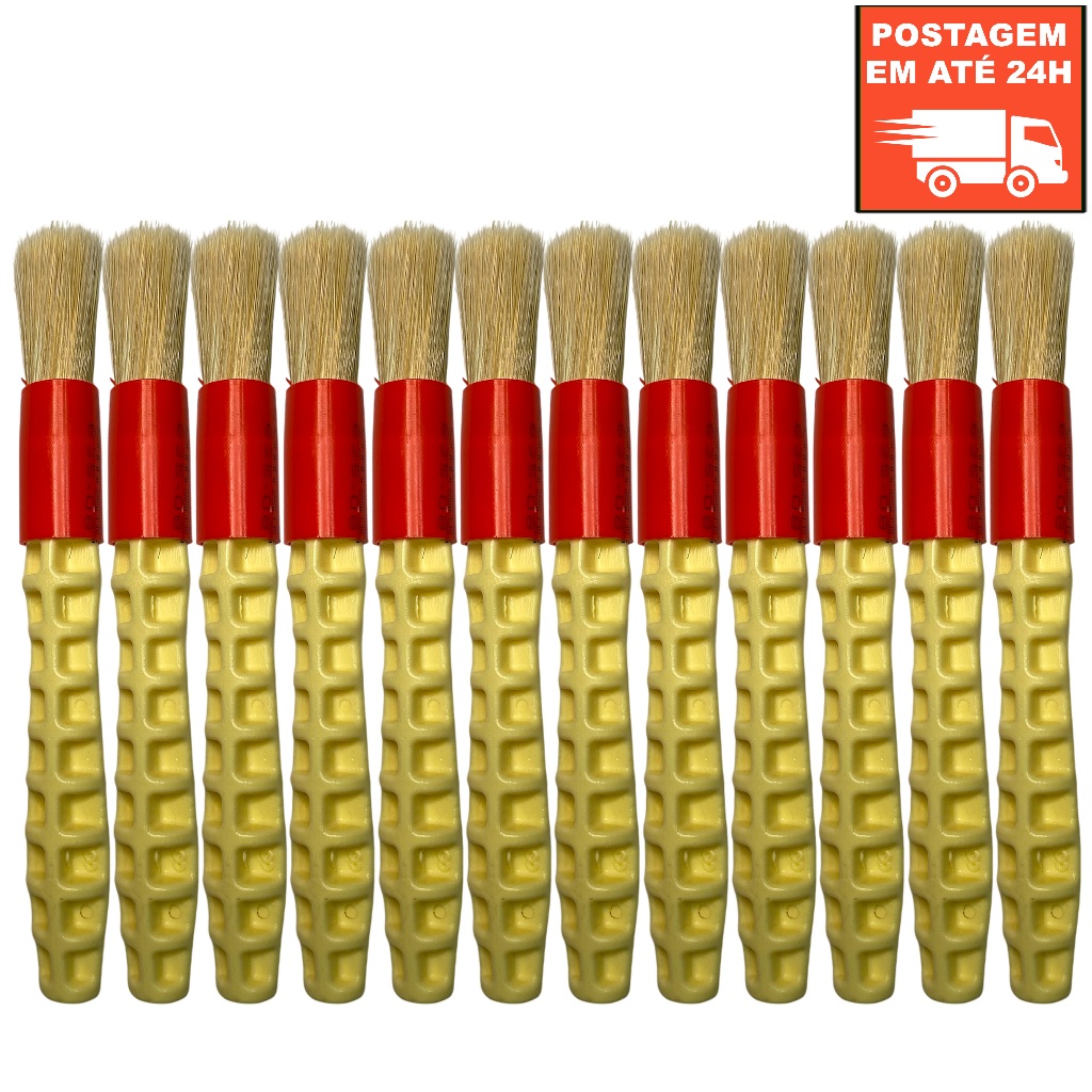 Kit Pincel para Detalhamento Automotivo Roma N. 8 - 3 a 12 Pincéis em Oferta na Shopee