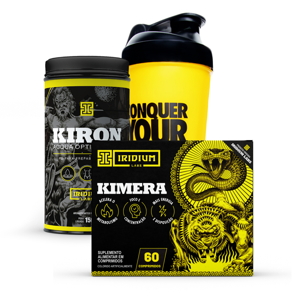 Kit Kimera Thermo  + Kiron Acqua Optimization + Coqueteleira Iridium Labs em Oferta na Shopee