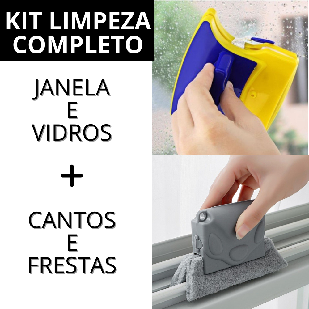 Limpador Janela Escova Limpeza Cantos Multiuso Janelas Cozinha Fogão Limpa Canto Casa Microfibra