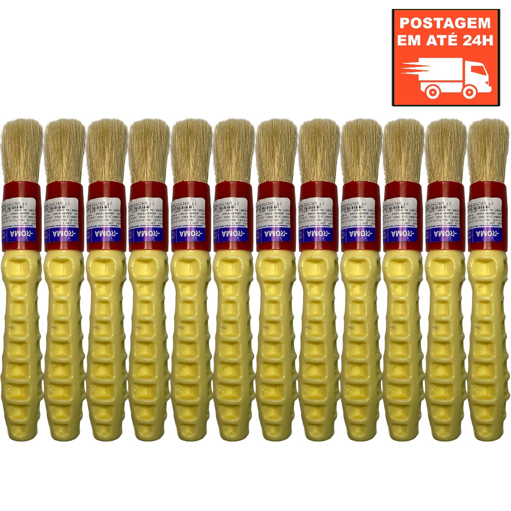 Kit Pincel para Detalhamento Automotivo Roma N. 12 - 3 a 12 Pincéis em Oferta na Shopee