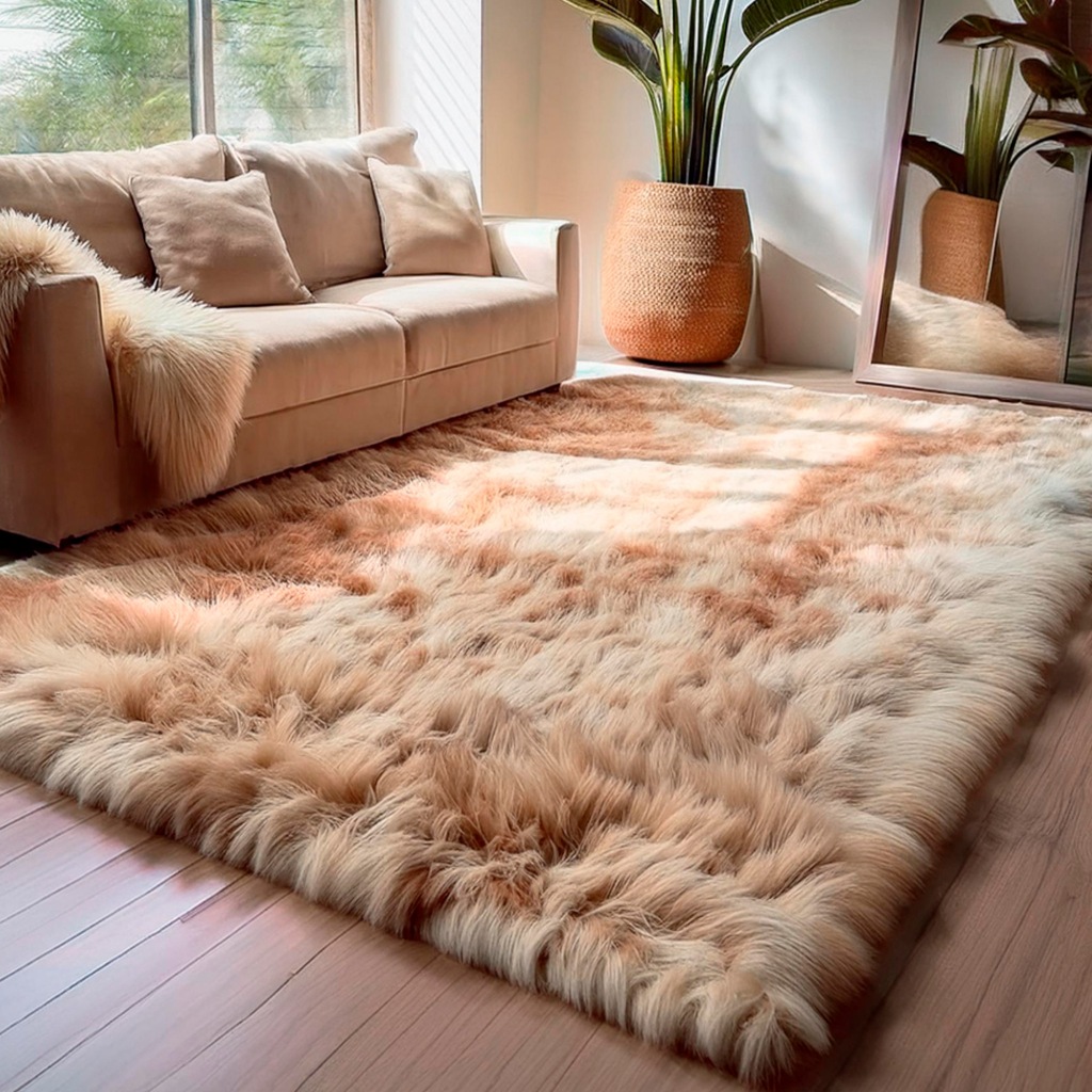 Tapete 2,00 X 1,50 Peludo Felpudo Fofinho Macio Para Quarto Sala