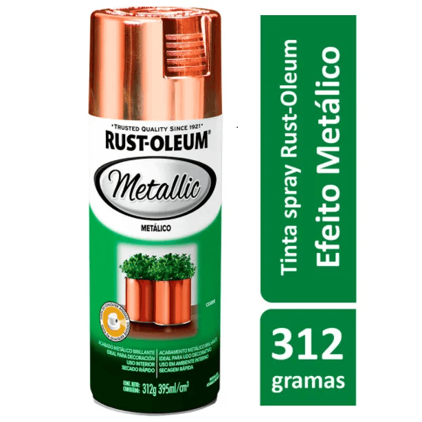 Spray Metálico Bronze 395ml Rust oleum em Oferta na Shopee