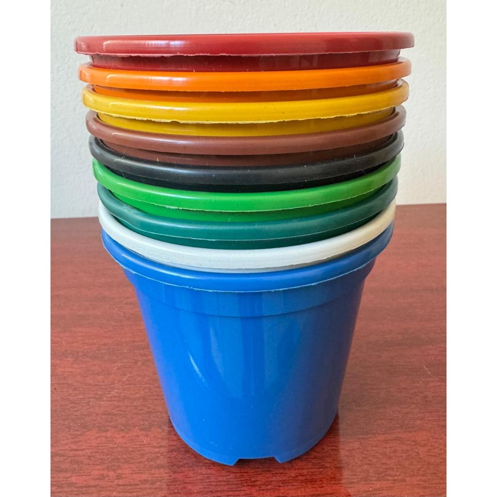 10 Vasos Coloridos 460 Ml Para Plantas Flores Lembrancinhas Escolas