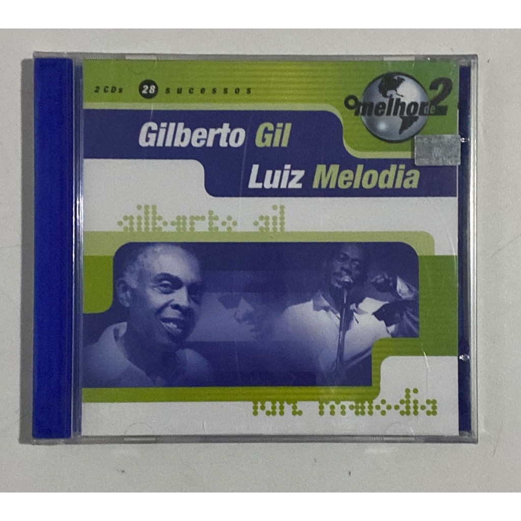 CD Duplo - O Melhor de 2 - Gilberto Gil / Liz Melodia - Novo