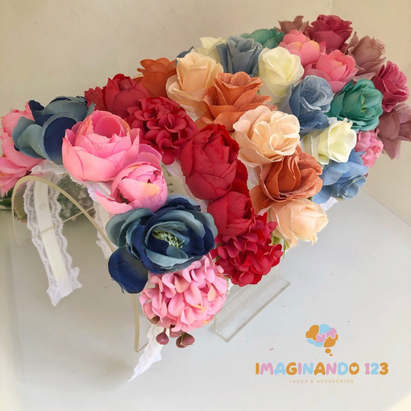 Tiara / Arco de Flores Artificiais Para Oktoberfest - Eventos - Casamentos - Aniversários