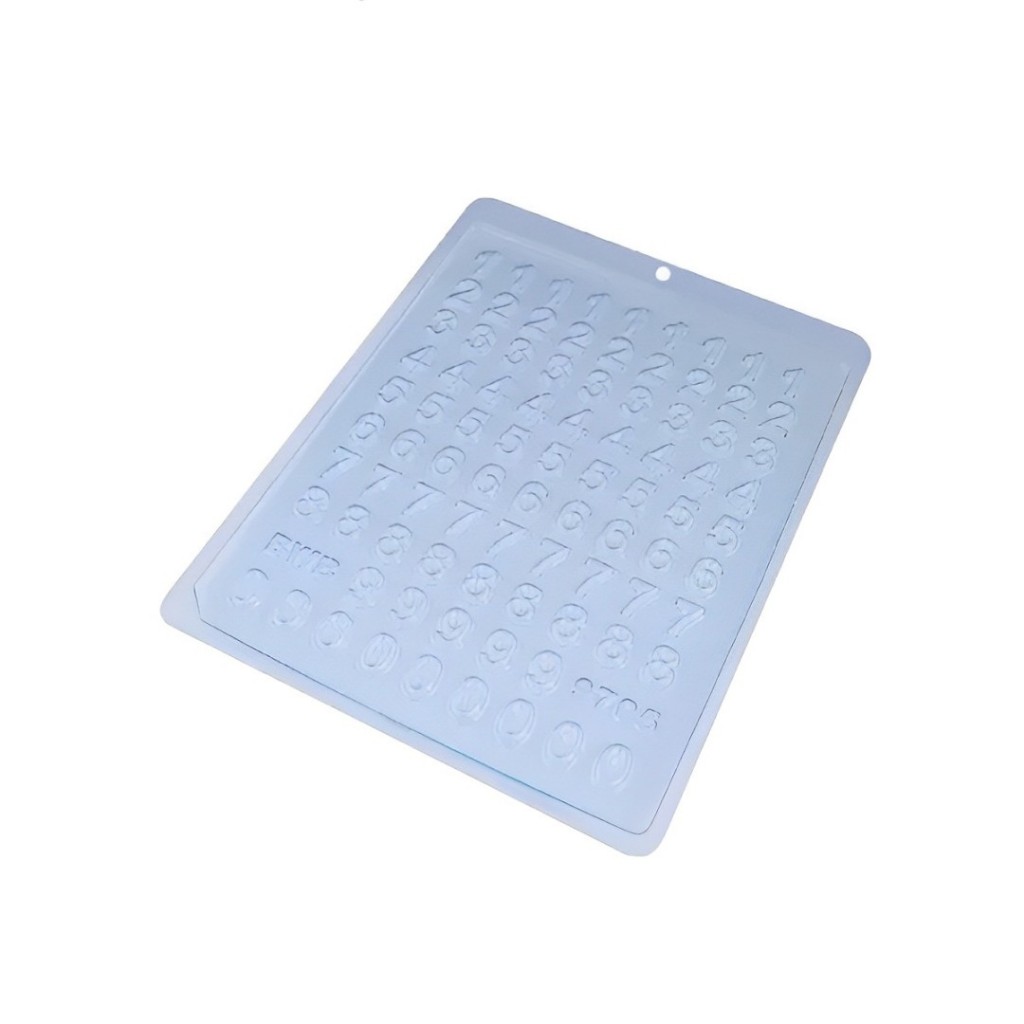 9705 - Forma De Acetato Simples Mini Números BWB